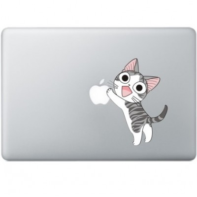 Happy Cat MacBook Decal
